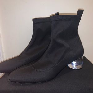 Zara Clear Heel Bootie